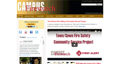 Desktop Screenshot of campus-firewatch.com