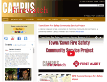 Tablet Screenshot of campus-firewatch.com